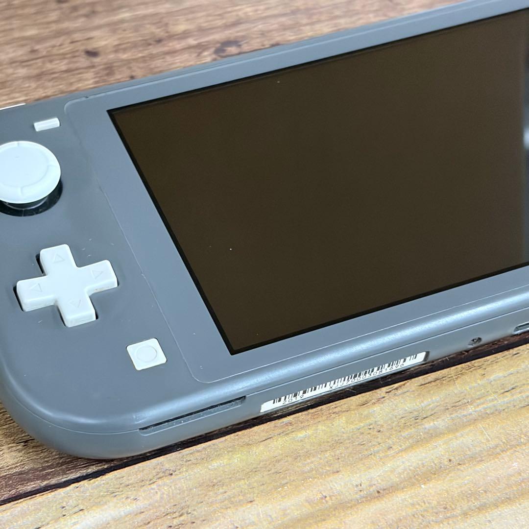 【動作品】　Nintendo Switch Lite グレー　ACアダプター
