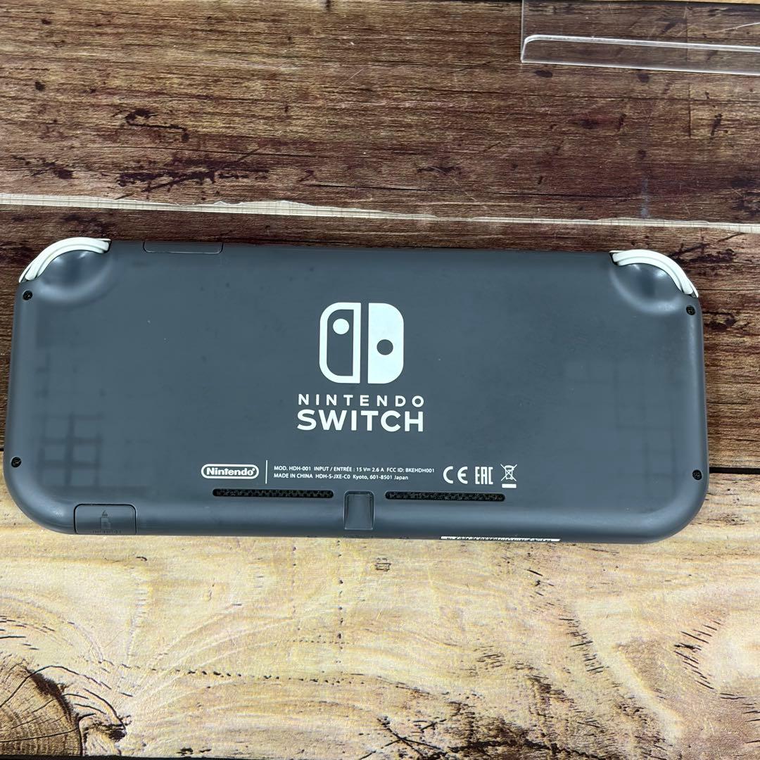 【動作品】　Nintendo Switch Lite グレー　ACアダプター