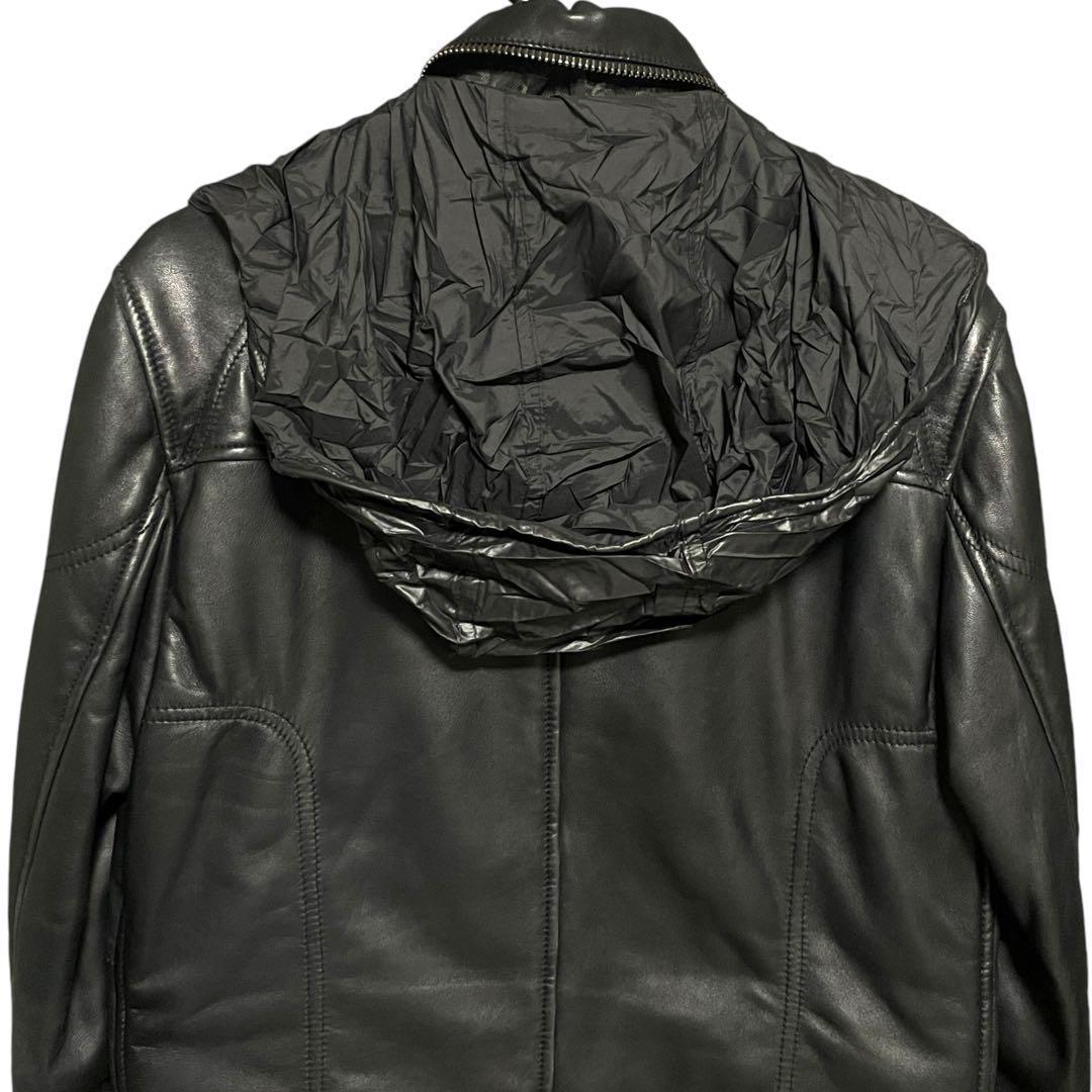 最高級 定価44万 ドルガバ レザージャケット シングル ライダース