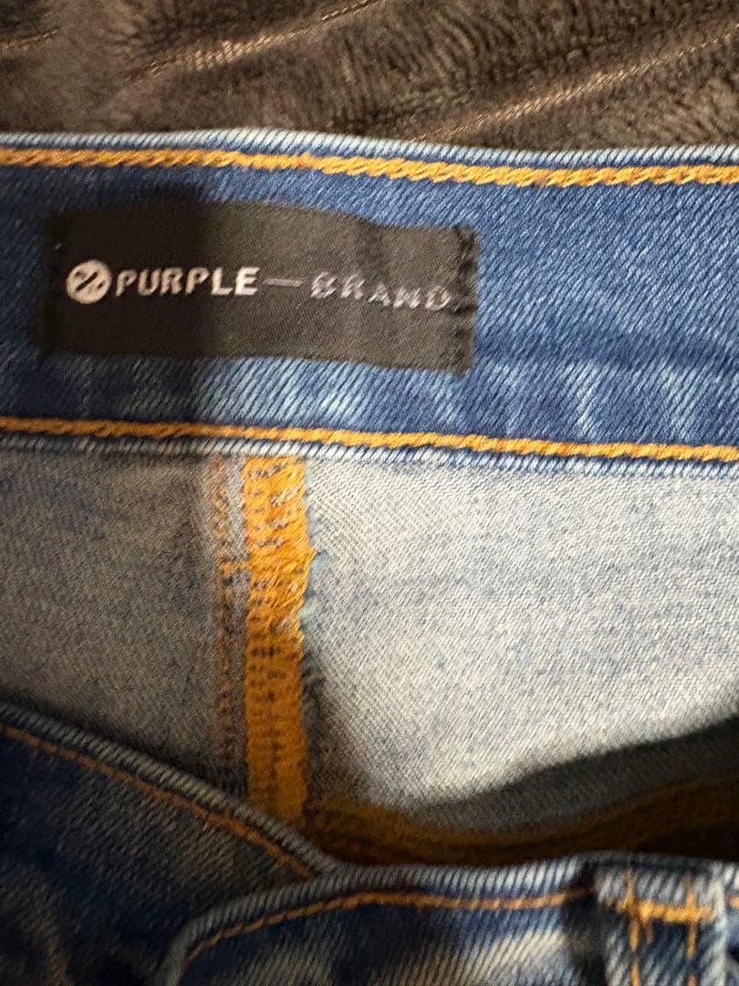 h*n様 PURPLE brand ダメージデニムパンツ 値下交渉可