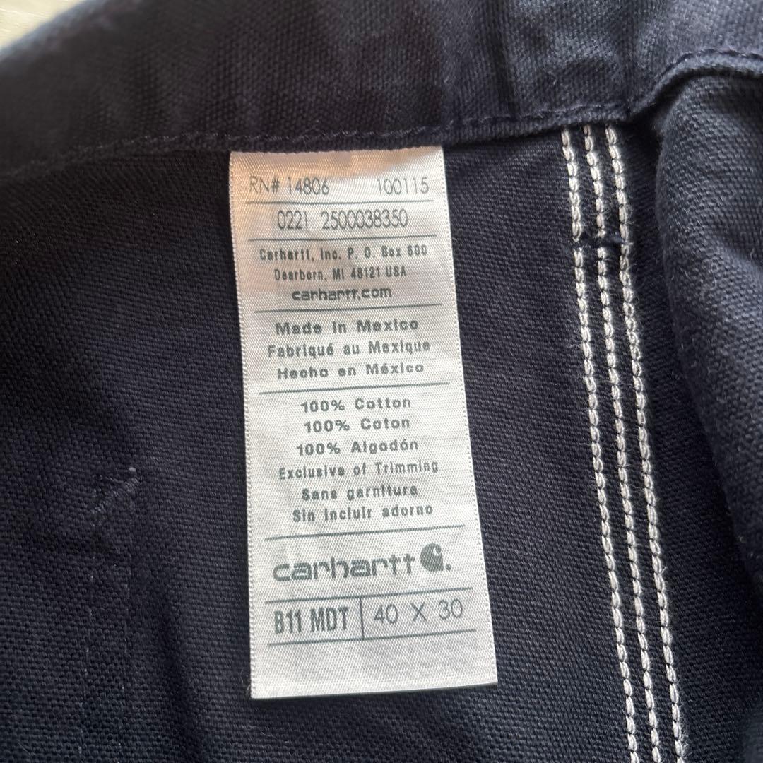 【美品】Carhartt カーハート ペインターパンツB11 MDT 40×30