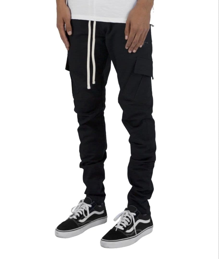 パンツ mnml ZIP CARGO DRAWCORD PANTS / BLACK8