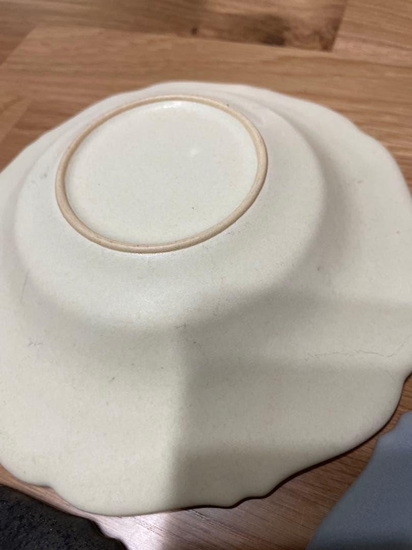 Awabi ware 輪花皿　　浅鉢　　3枚セット　　岡本純一