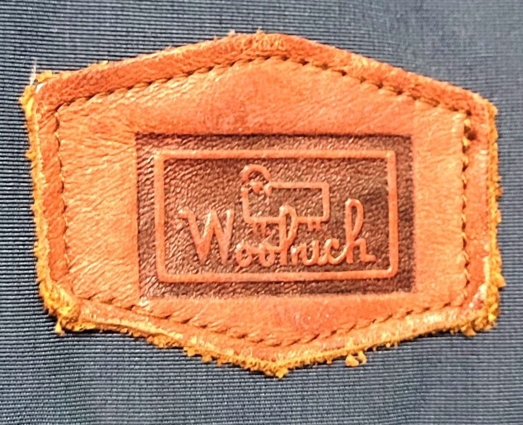 希少 90's USA製 vintage Woolrich ダウンベスト 紺
