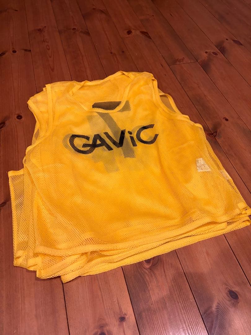 GAVIC (ガビック) ジュニア用ビブスセット（背番号付）10枚セット 黄色