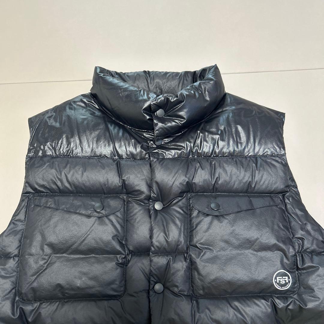 美品 FSF sophnet. fragment ダウンベスト 黒Lフラグメント