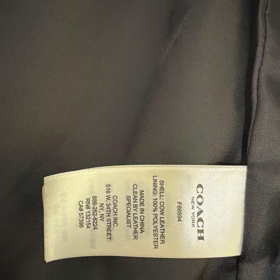 COACH レザージャケット