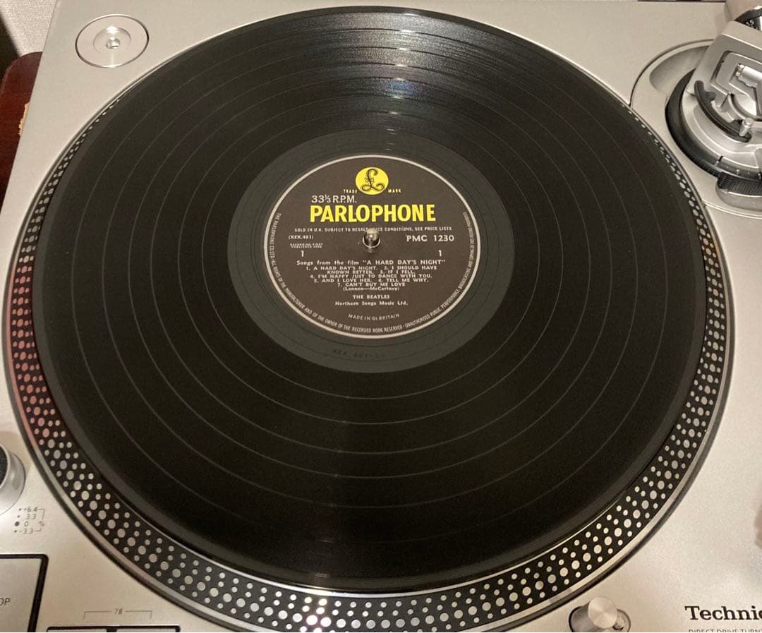 超初期盤 ビートルズ a hard day's night LPレコード