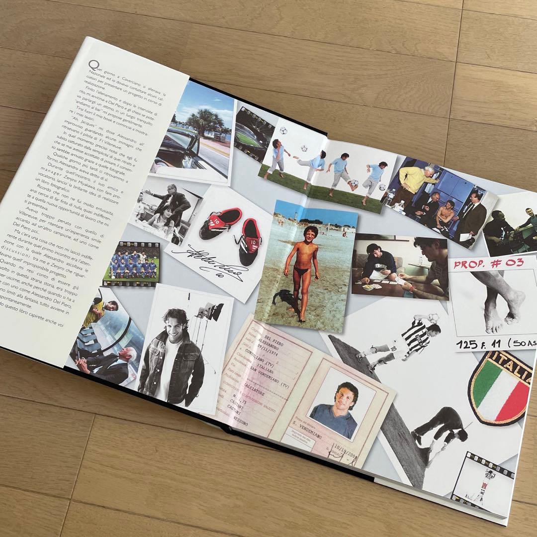 デルピエロ　シリアル・サイン入限定写真集　Del Piero
