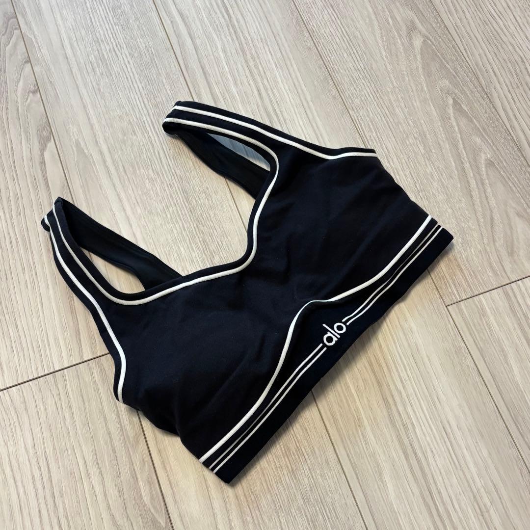 alo ☽ airbrush heart throb bra 【Sサイズ】