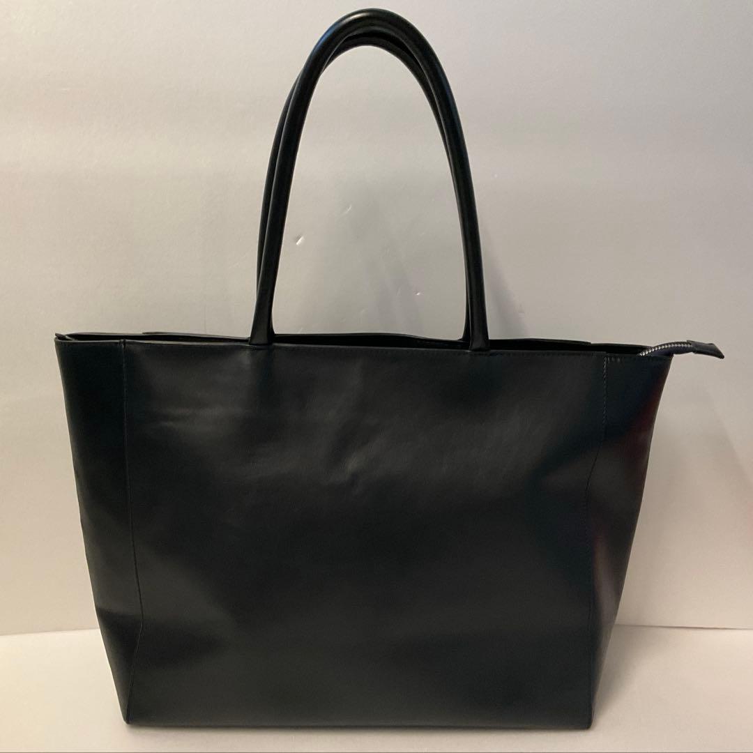 【値下げ】美品 UNITED ARROWS トートバッグ ネイビー A4収納可能
