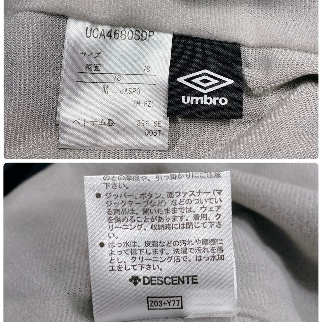 UMBRO アンブロ　裏起毛　ナイロンセットアップ　ブラック　M