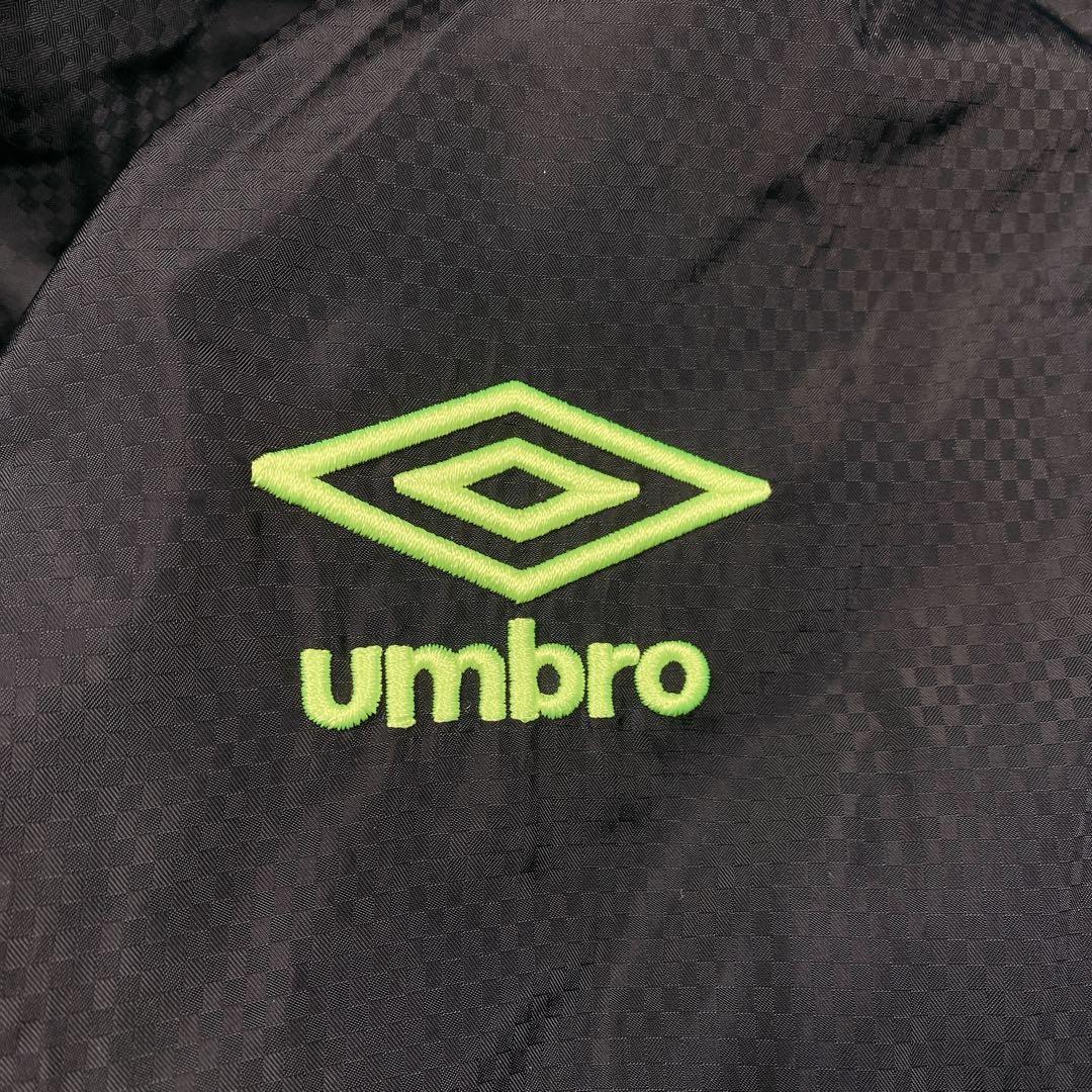 UMBRO アンブロ　裏起毛　ナイロンセットアップ　ブラック　M