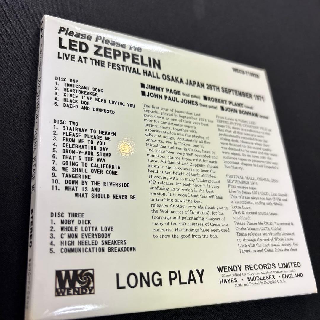 洋楽 LED ZEPPELIN PLEASE PLEASE ME
