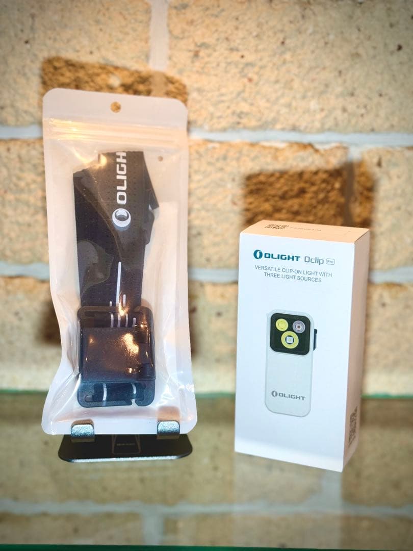 オーライト　olight Oclip Pro ホワイト　ヘッドバンド付