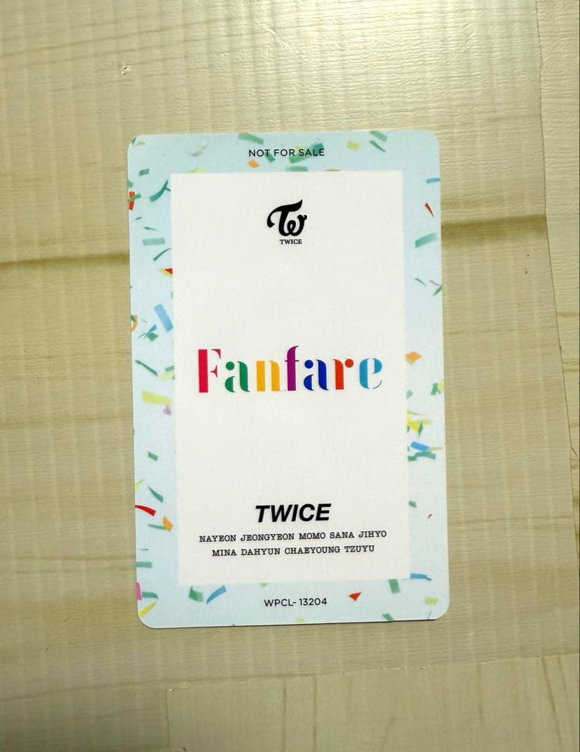 TWICE ミナ トレカ ハイタッチ券 Fanfare 限定盤
