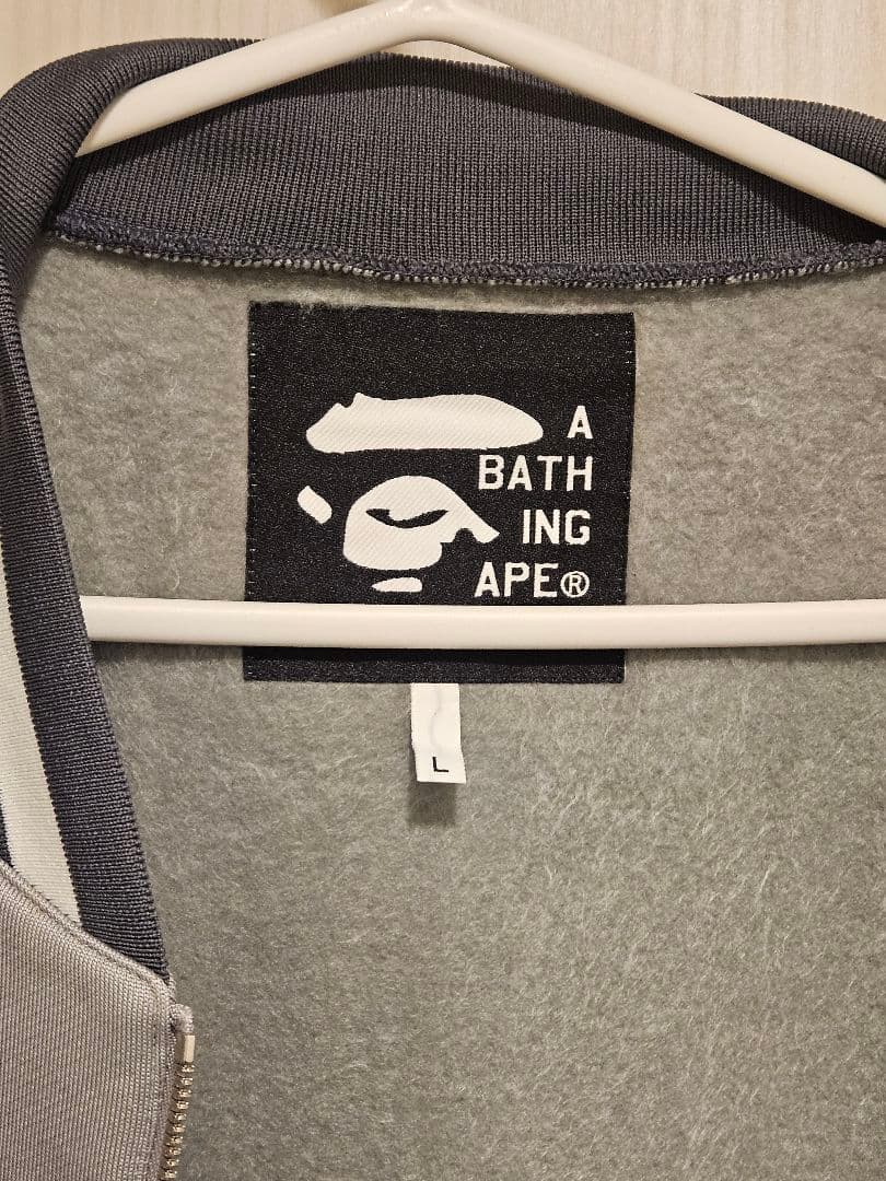 A BATHING APE グレー ジャケット jersey jacket
