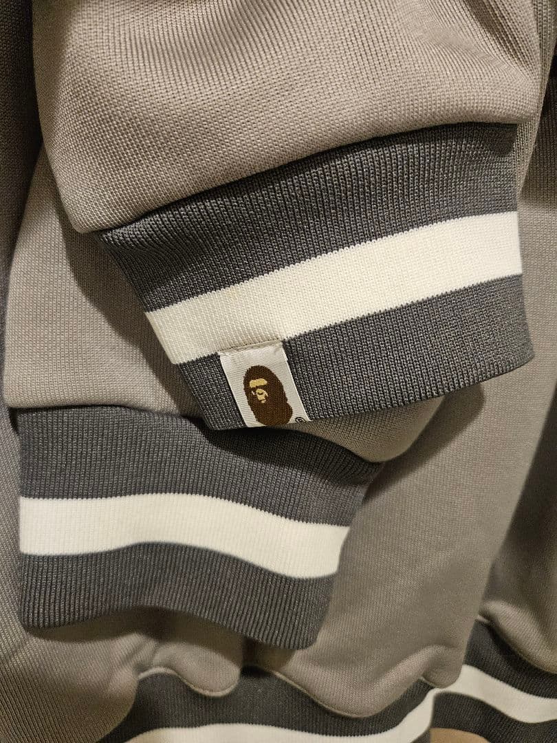 A BATHING APE グレー ジャケット jersey jacket