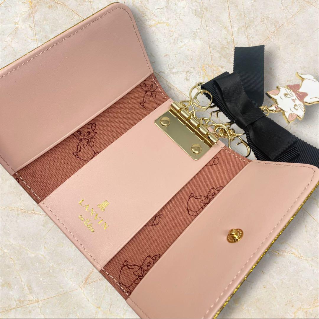 LANVIN en Bleu × Disney マリー キーケース ピンク