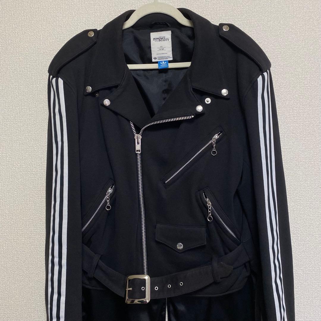 adidas Jeremy Scott ライダース ジャケット