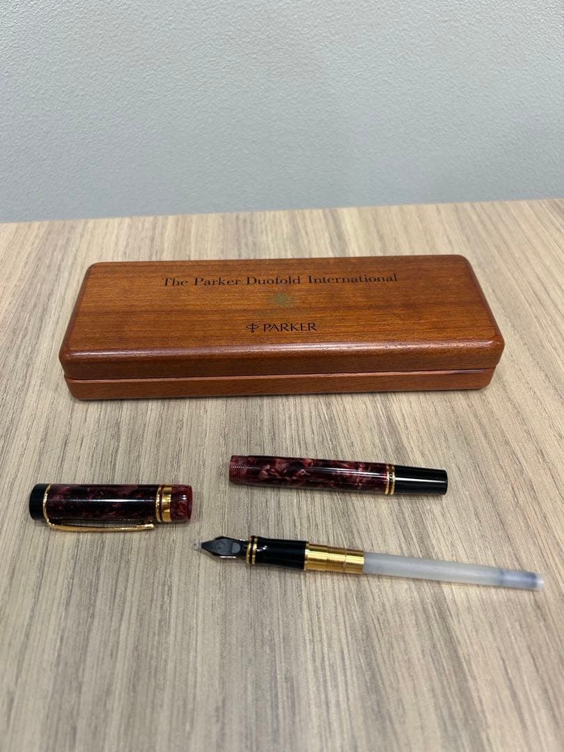 PARKER パーカー デュオフォールドインターナショナル 万年筆18k