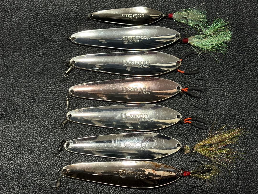 DAIWA スティーズスプーン×2、Dスプーン×5