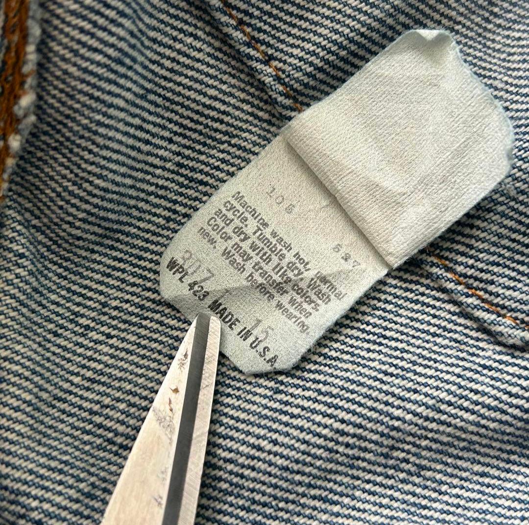 80s後半 USA製 Levi’s 71506 刻印527 42L