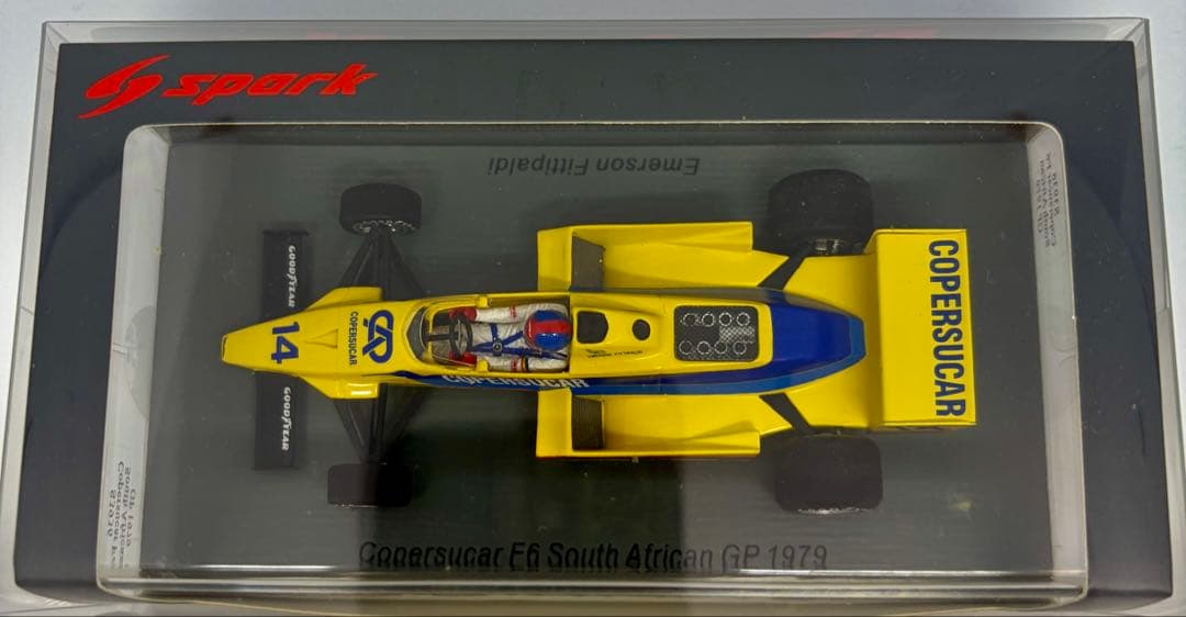 【希少】スパークF6 南アフリカGP 1979 フィッティパルディ