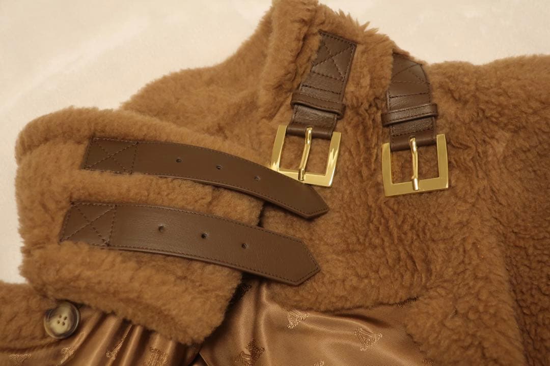 9◎美品◎Max Mara テディ　agi ケープ
