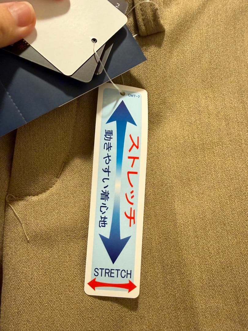 YONEX ゴルフパンツ ベージュ L 裏起毛 ストレッチ チノパン 新品未使用