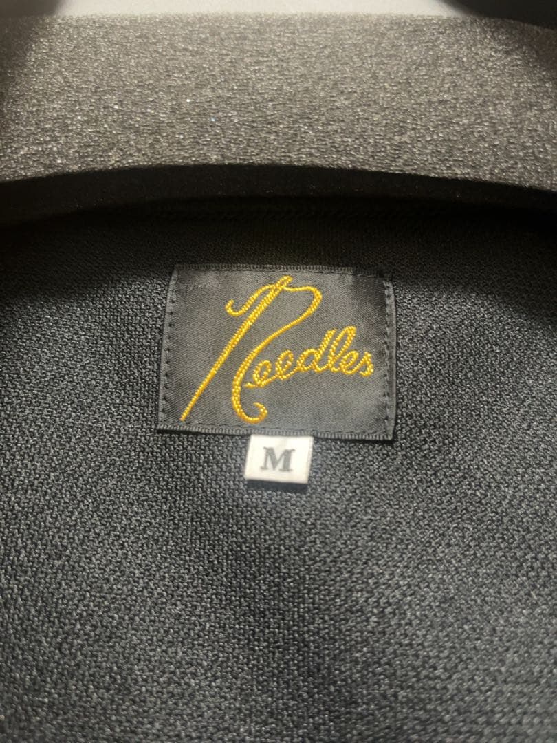 needles 別注poly smooth track jacket black