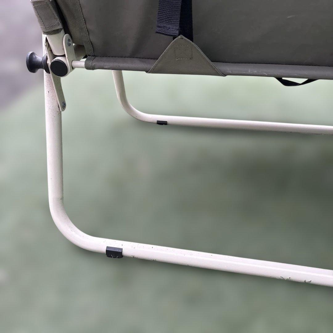 DOD 廃盤カラー グッドラックソファ アウトドアベンチ カーキ×ベージュ