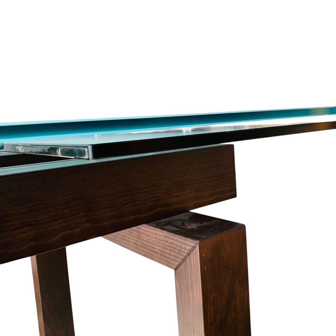 美品‼️カリガリスCalligaris Hyper エクステンションテーブルガラス