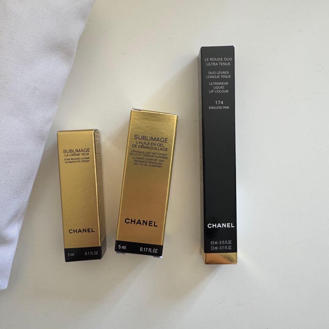 CHANEL LE ROUGE DUO 174 エンドレスピンク ポーチ付き