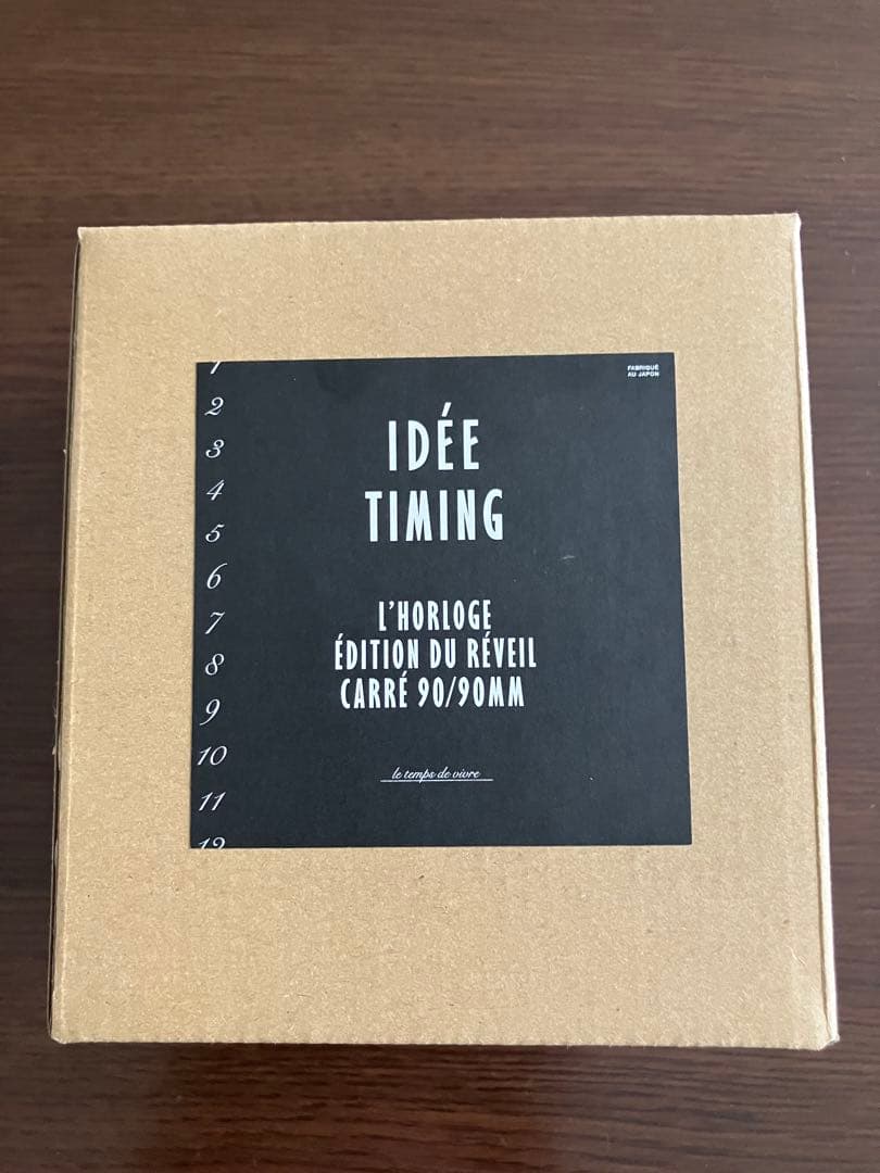 ＩＤＥＥ　ＴＩＭＩＮＧ　アラームクロック　Ｎａｔｕｒａｌ※最終値下げ