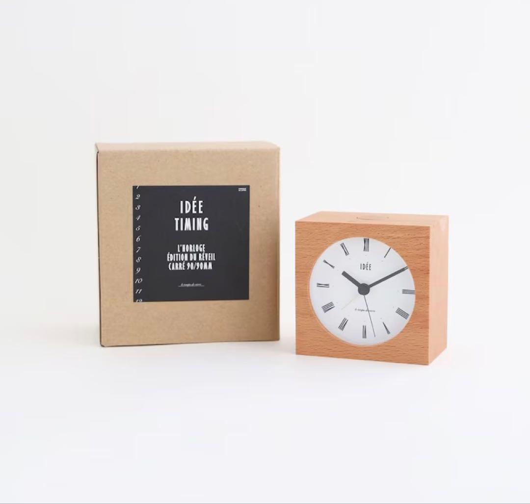 ＩＤＥＥ　ＴＩＭＩＮＧ　アラームクロック　Ｎａｔｕｒａｌ※最終値下げ