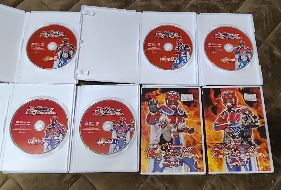 ファイヤーレオン 第1シーズン／第2シーズン　DVD　全8巻中7巻セット