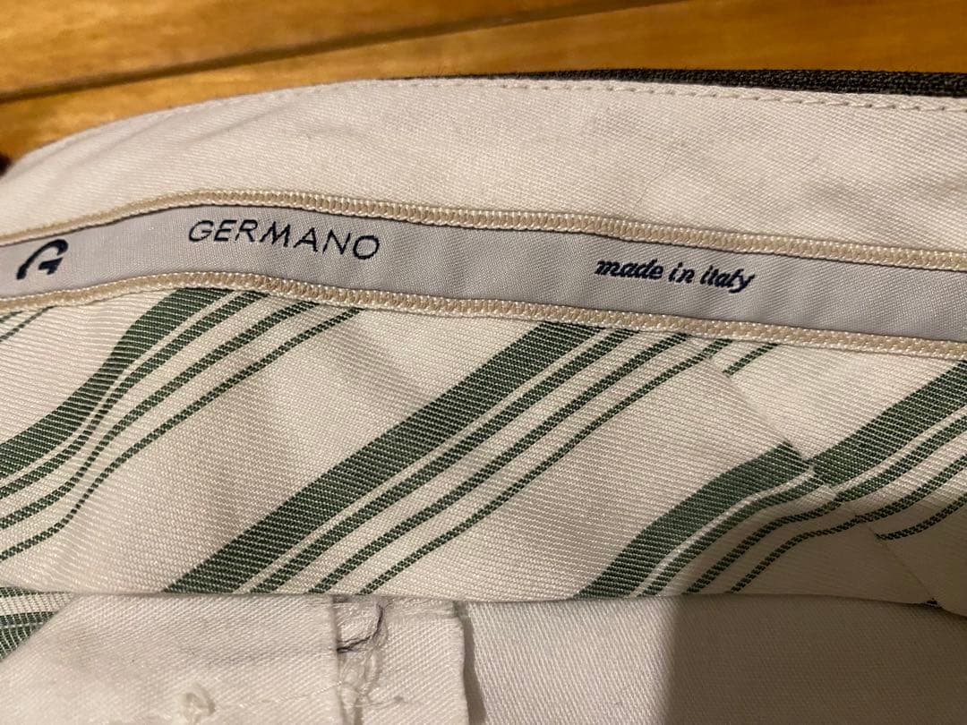 GERMANO ダークグレー スラックス 46