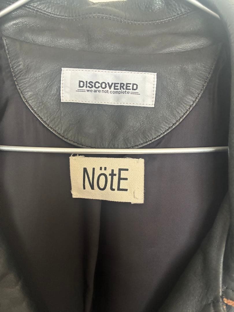 ジャケット・アウター DISCOVERED LEATHER W RIDERS BLOUSON