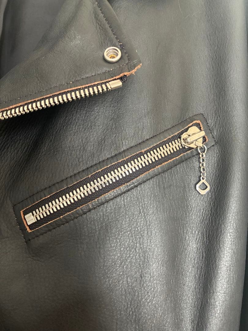 ジャケット・アウター DISCOVERED LEATHER W RIDERS BLOUSON