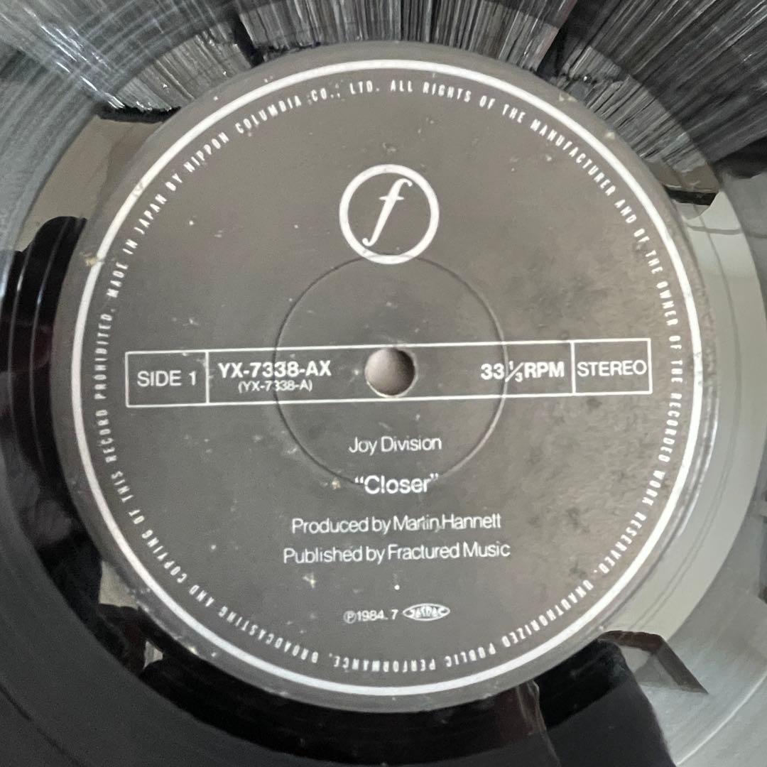 Joy Division／Closer LPレコード
