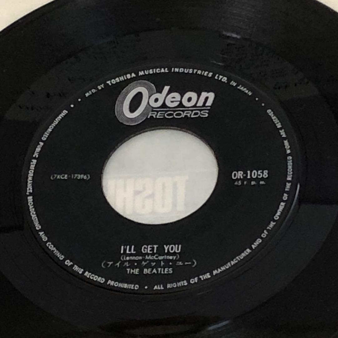 ビートルズ 希少◉オデオン フチ有り H 400円盤 ●シー ラヴズ ユー