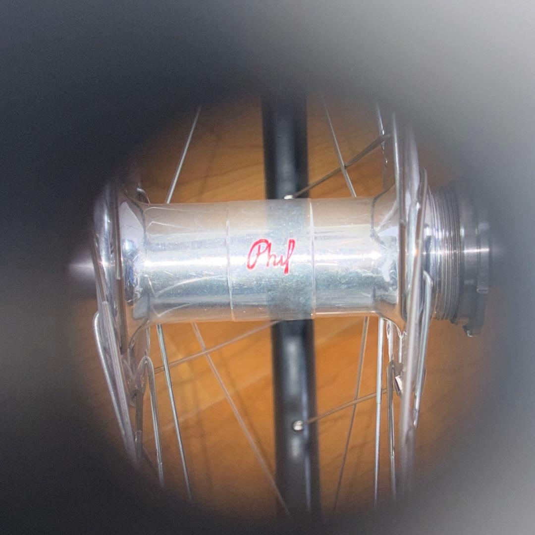 ピストホイール　philwood × mavic wheel set