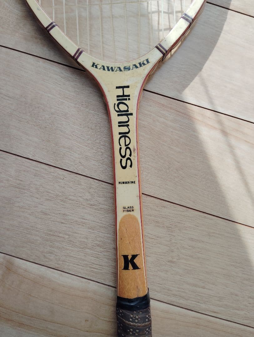 レトロ KAWASAKI Highness 軟式テニスラケット