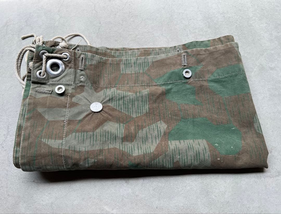 40s スイス軍幕 スプリンターカモ ツェルトバーン ミリタリー テント