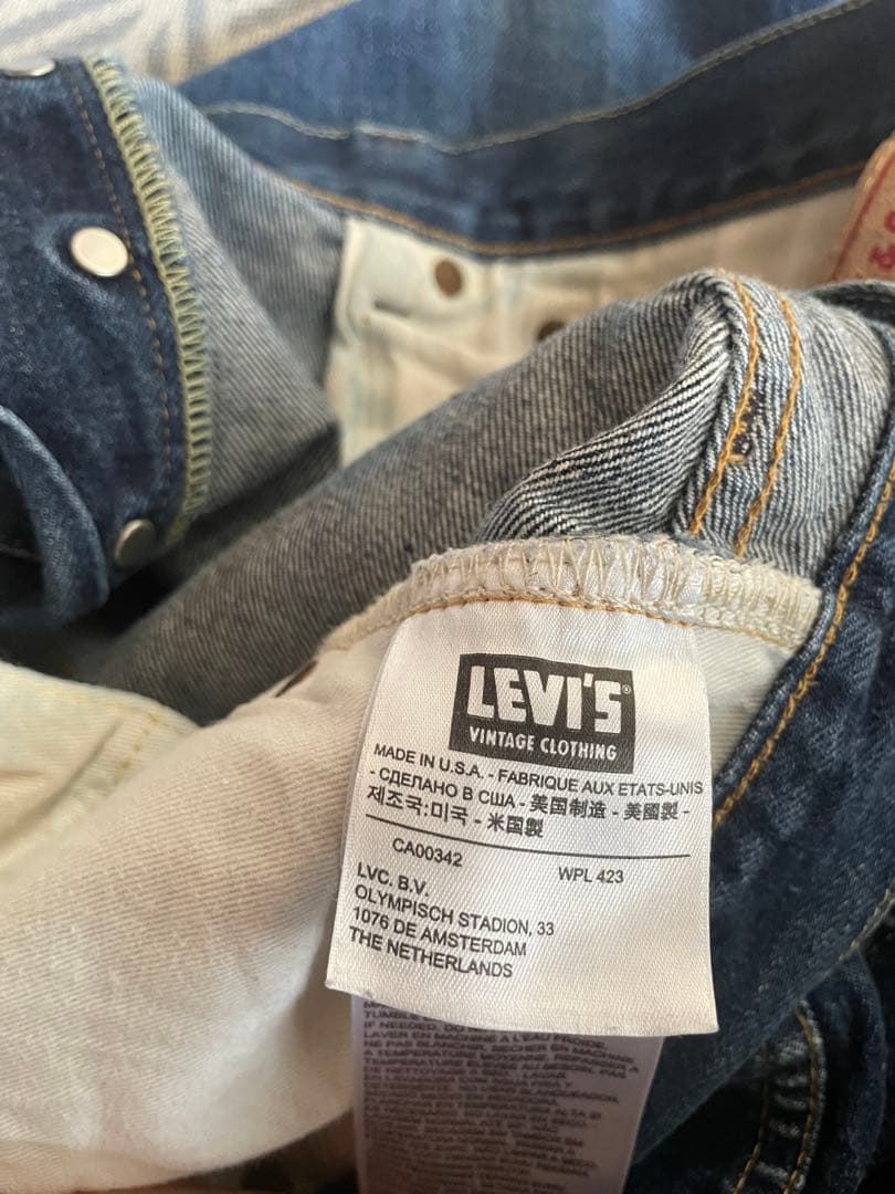 Levi's 501XX ダメージデニム W38 L34