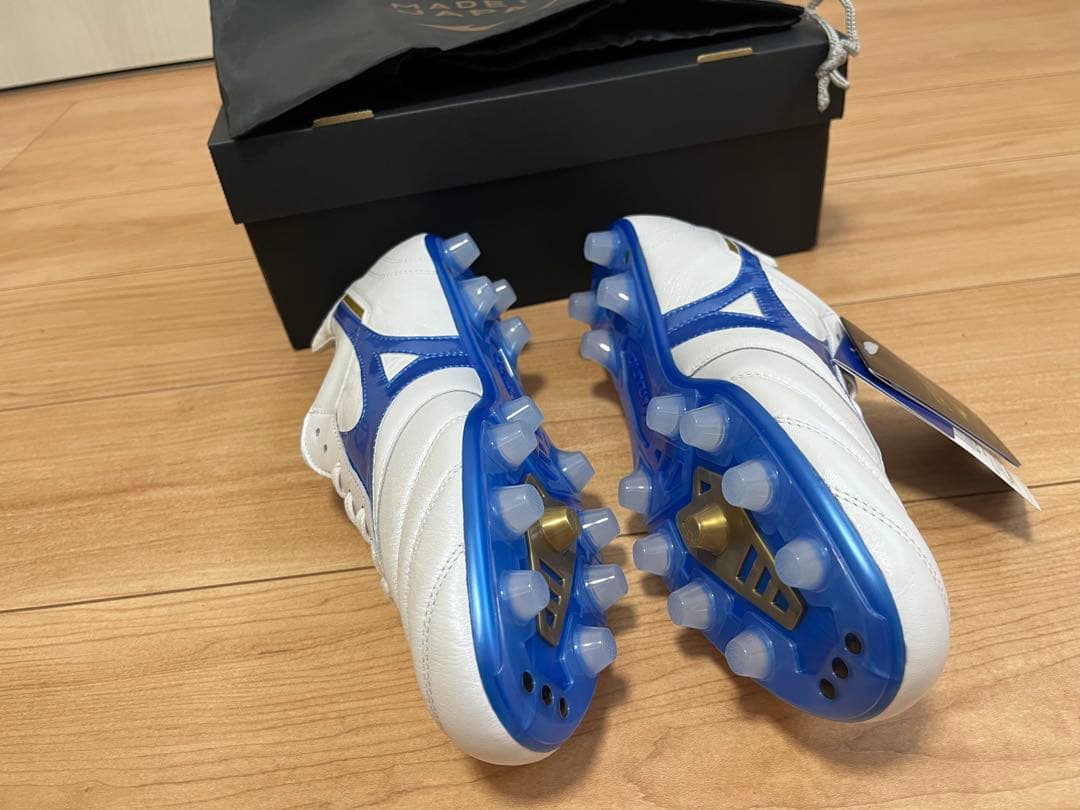 Mizuno モレリア2Japan限定カラー ホワイト/ブルー 日本製　28cm