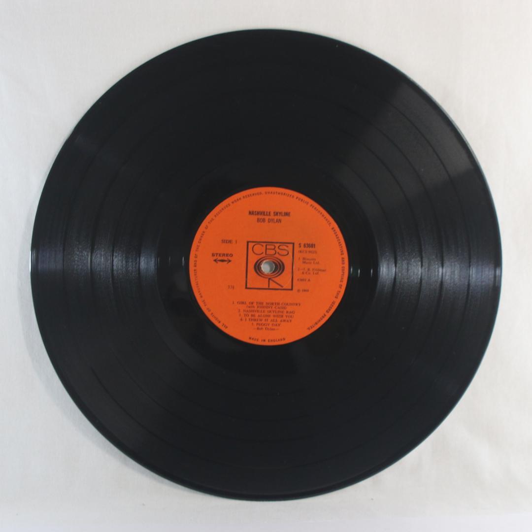 英LP Bob Dylan Nashville Skyline UK初期プレス