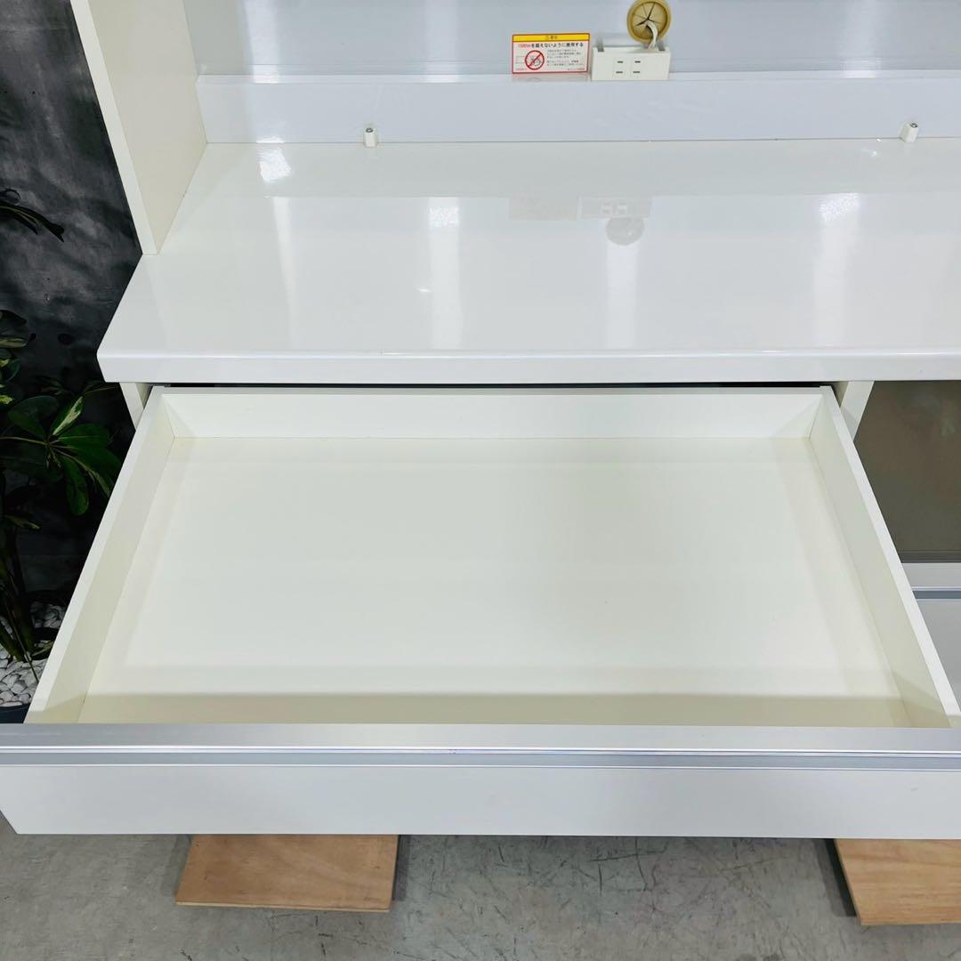 ♦️パモウナ b0279 キッチンボード 食器棚 ホワイト 17♦️