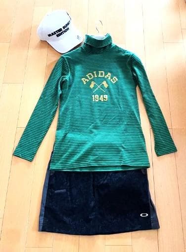 ★新同★上下２点セット25,000円★春ゴルフに最適！上下シャツ＆スカートセット